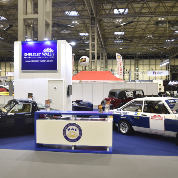 Exhibition stand build Shelsley Walsh